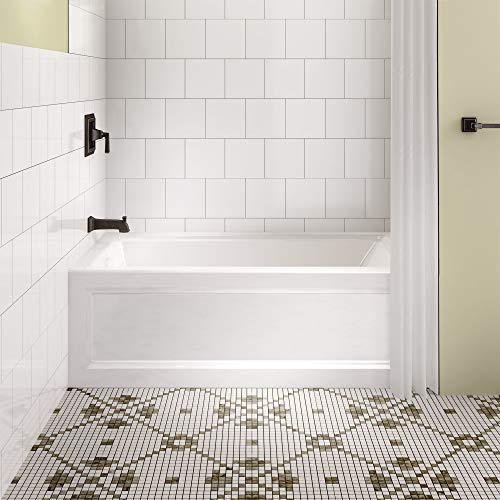 American Standard 2544202.02 Town Square S 60"x32" Bathtub-Left Drain in White American Standard