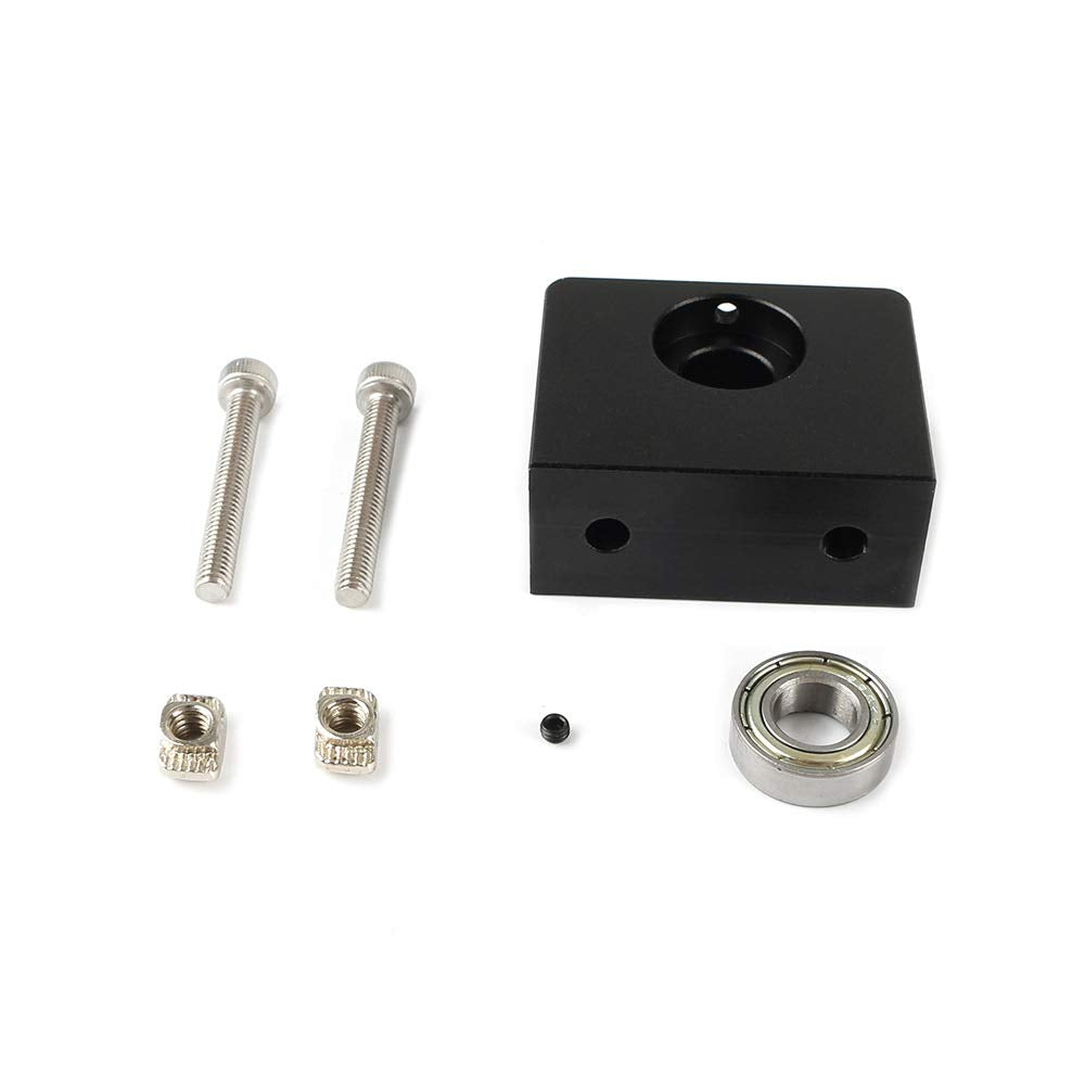 3D Printer Upgrade Aluminum Z-Axis Leadscrew Top Mount for Creality CR-10/CR-10S, Ender 3/Ender 3Pro/Ender 3 V2 Metal Z-Rod Bearing Holder (Pack of 2) Creality