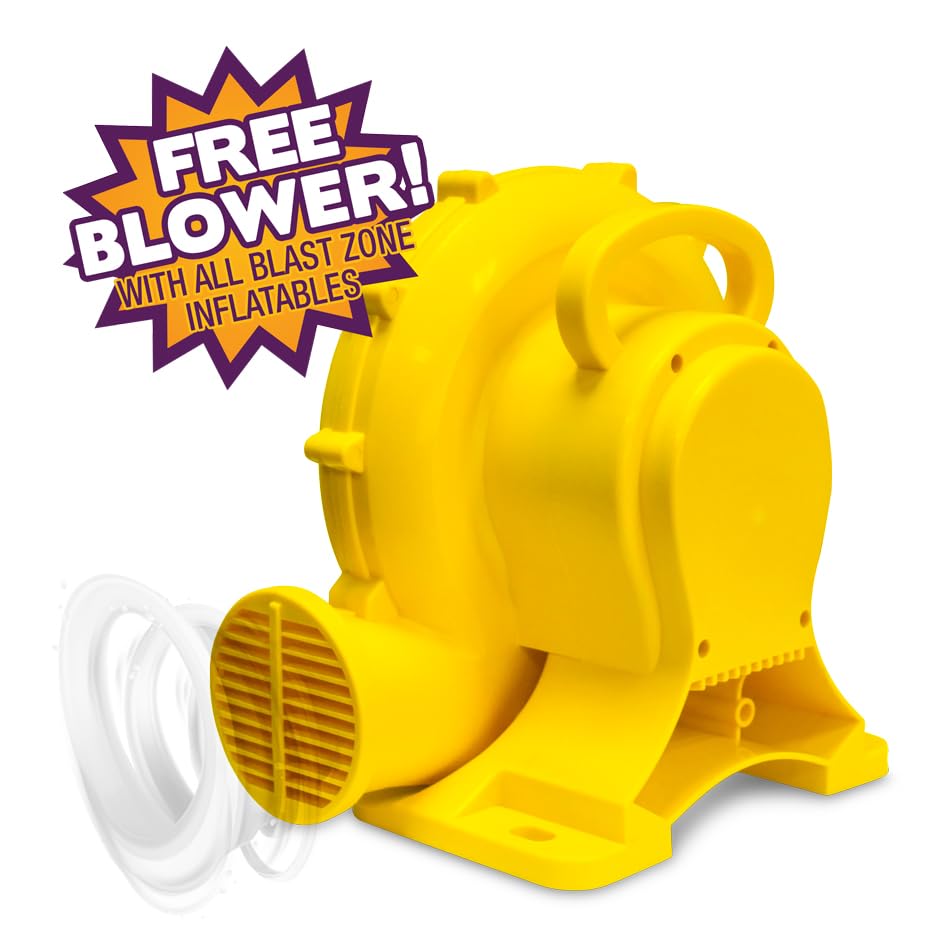 Blast Zone Big Ol Bouncer Inflatable Bounce House w/Blower - Huge - Premium Quality - 6 Players Blast Zone