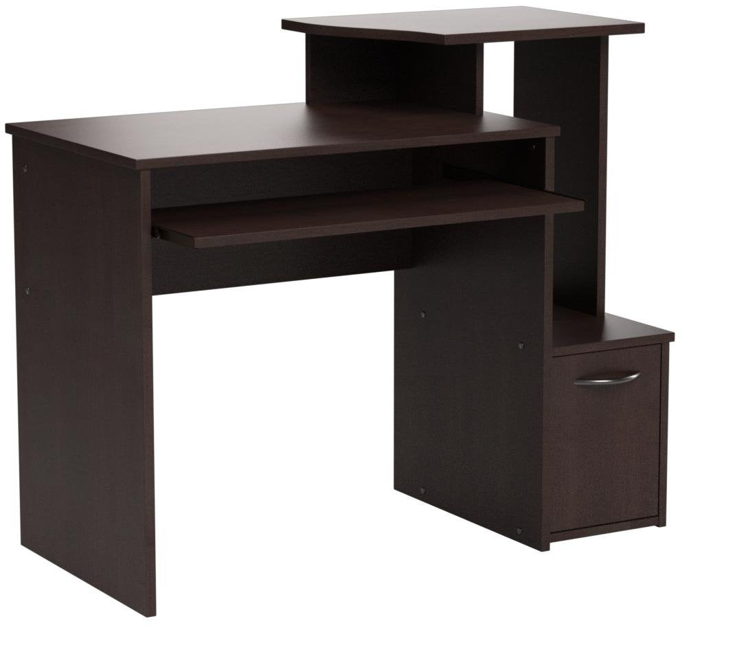 Sauder Beginnings Collection Computer Desk For Residential Use, Non Residential Use - Cinnamon Cherry Finish, Transitional, L: 39.61" x W: 19.45" x H: 34.02" Sauder