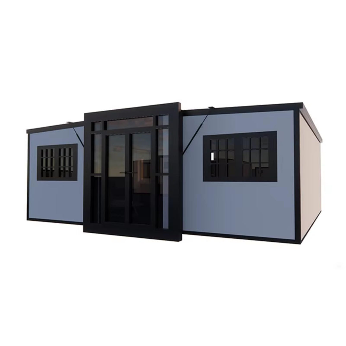 Tiny House to Live in for Adults, Prefab Tiny Home for Sale, Container House with 2 Bedrooms, Full Kitchen, and Bathroom, Portable Folding Home, Expandable Mobile Tiny Homes with Modern Layout Generic