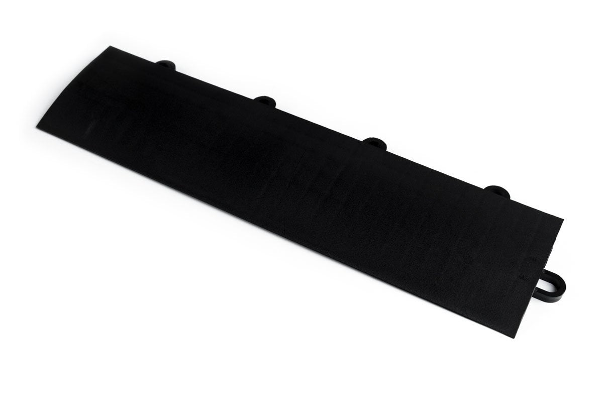 Big Floors Female Transition Edge Kit, Durable Interlocking Modular Garage Floor Edging, Compatible with RaceDeck, GarageTrac and GarageDeck Products, (11 Piece), Black Big Floors