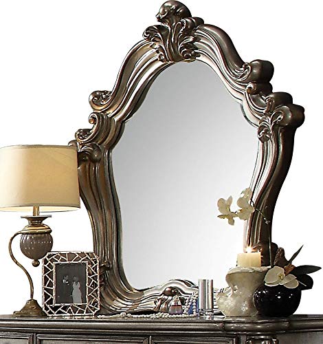 Acme Versailles Mirror in Antique Platinum ACME Furniture