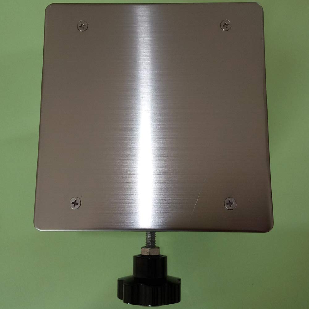 8" x8",Stainless Steel Lab Jack Scissor Stand Platform,Lab Lift Stand Table, Scientific Scissor Lifting Jack Platform,Expandable Lift Height Range 80mm-326mm,Maximum Support Weight 50kg LabZhang