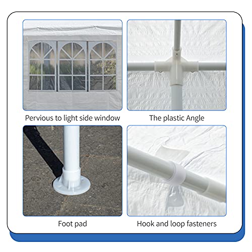 10'x20' Outdoor Canopy Party Wedding Tent Garden Gazebo Pavilion Cater Events -4 FDW