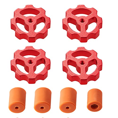 3D Printer Bed Leveling Kit, Ender 3 Leveling Nut and Heatbed Silicone Column Mounts R eplacement Part for Ender 3/Ender 3 Pro/End SAPLUSREPRAP