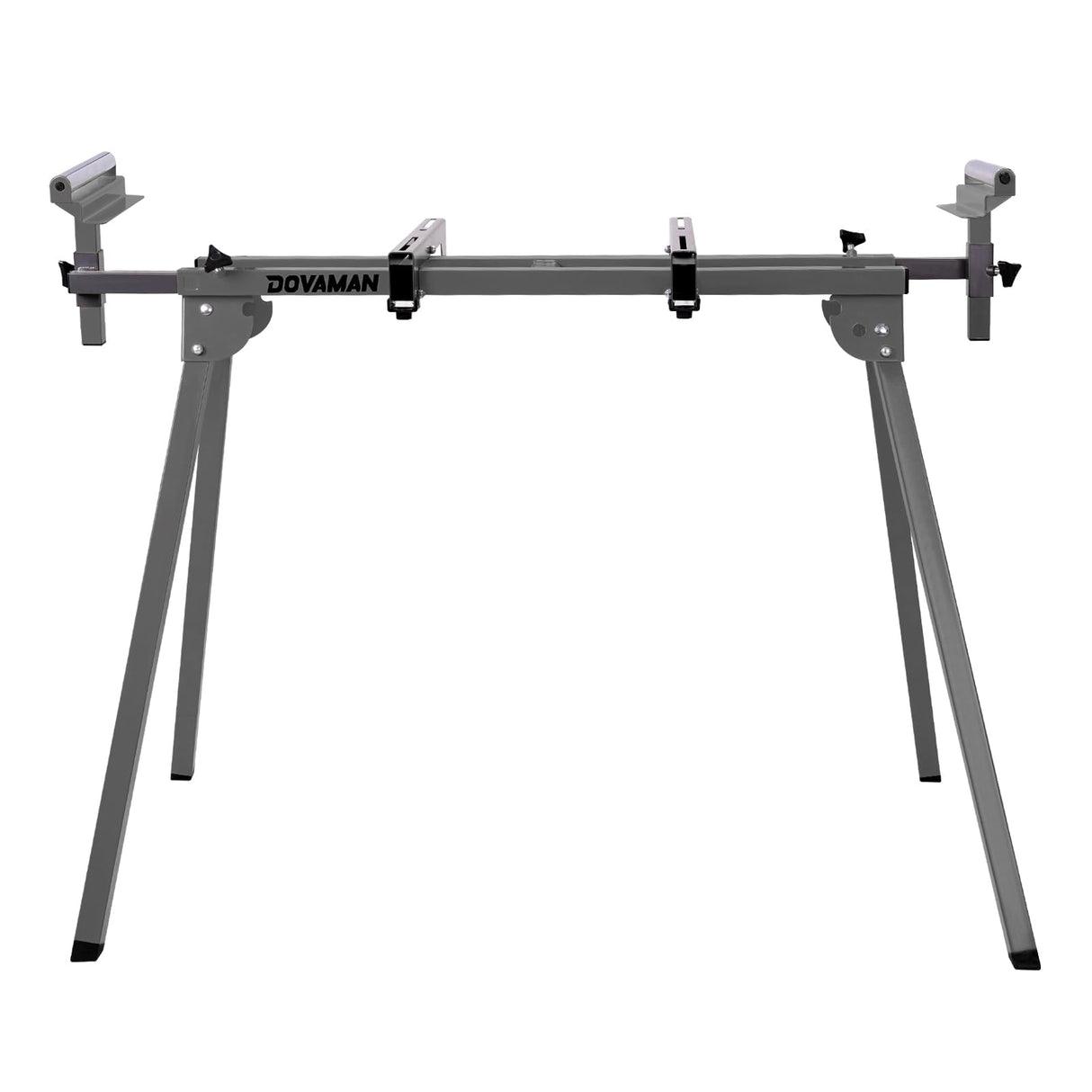 DOVAMAN Miter Saw Stand, 3-Step Quick Install & Fold, Lightweight 22LB Design, 330LB Capacity, 78-1/8'' Max Sliding Rail, Compatible with DMS01A, DMS03A & Most Mitre Saw Brands - MS01A DOVAMAN