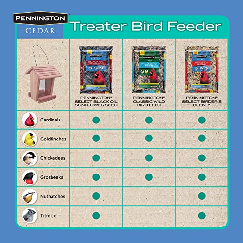 Pennington Cedar Treater Bird Feeder 2 Pounds Pennington
