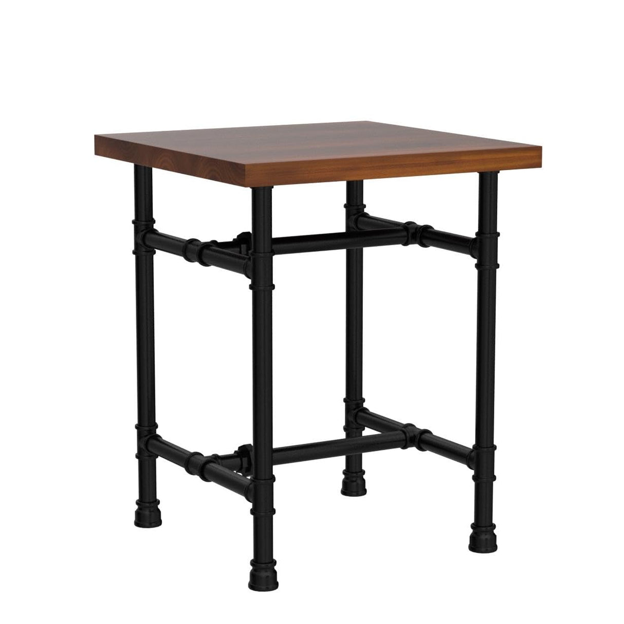 VANDNALI 24 Inch Industrial Rustic Iron Pipe Entry Table, End Table, Coffee Table, Side Table, Metal Legs, Bar Table/Home Set/Living Room Set/Dining Room1