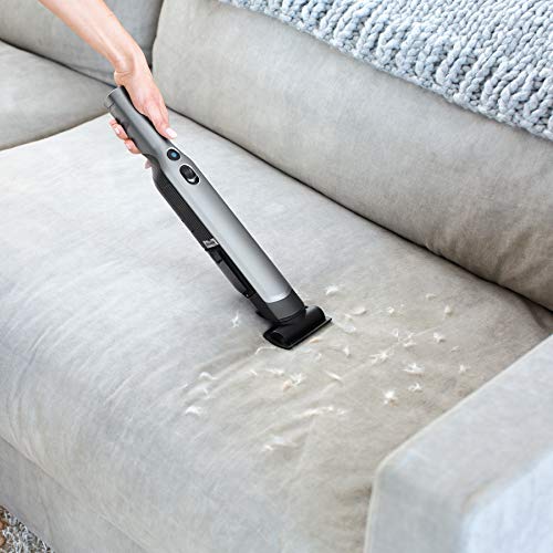Shark WV201 WANDVAC Handheld Vacuum, Lightweight at 1.4 Pounds with Powerful Suction, Charging Dock, Single Touch Empty and Detachable Dust Cup,Graphite, Slate Shark