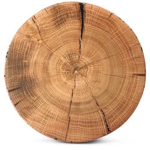 Sorbus Tree Stump Stool, Toy Storage Ottoman 15 Inch Fake tree stumps Log Stool Storage, Artificial Tree Trunk, Perfect Footstool Kids Toy Chest, Rustic Log Cabin Decor Bench, Pedestal, Side End Table Sorbus