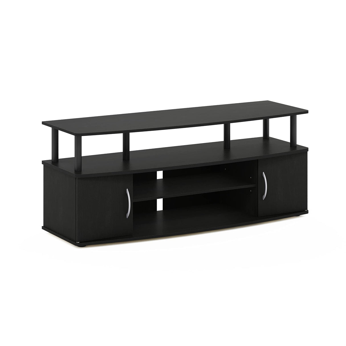 Furinno JAYA Large Entertainment Stand for TV Up to 55 Inch, Blackwood Furinno