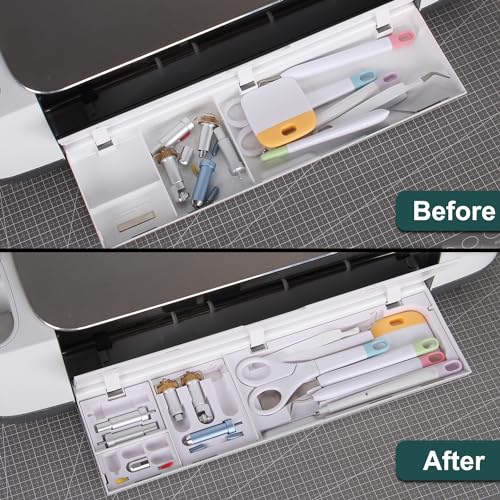 LOPASA Tool Organizer for Cricut Maker 3 & Maker, Maker Blade Storage Accessories and Supplies for Cutting, Cutting Machine Organization and Storage Tools, Knife and Blades Bundle Organizer (Tool Mod) LOPASA