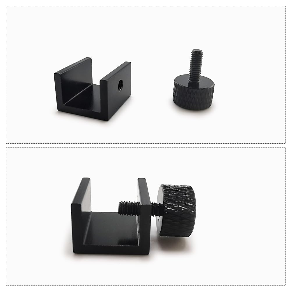 8Pcs 3D Printer Bed Clips, Ender 3 Pro Glass Bed Clips, Adjustable Ender 3 Build Plate Clips Compatible for Ender 3 Pro/Ender 3 V2/Ender 3 S1/Ender 3 Max Neo/Ender 5,CR-10 3D Printer Bed Leveling, TIEXYE