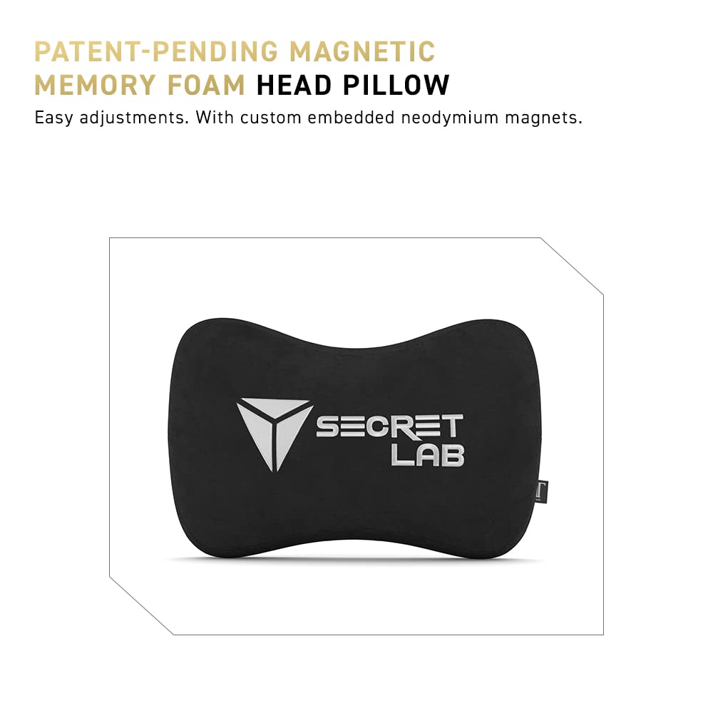 Secretlab Titan Evo Artic White Gaming Chair - Reclining, Ergonomic & Comfortable Computer Chair with 4D Armrests, Magnetic Head Pillow & 4-Way Lumbar Support - White - Fabric Secretlab