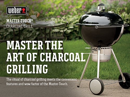 Weber Master-Touch Charcoal Grill, 22-Inch, Black Weber