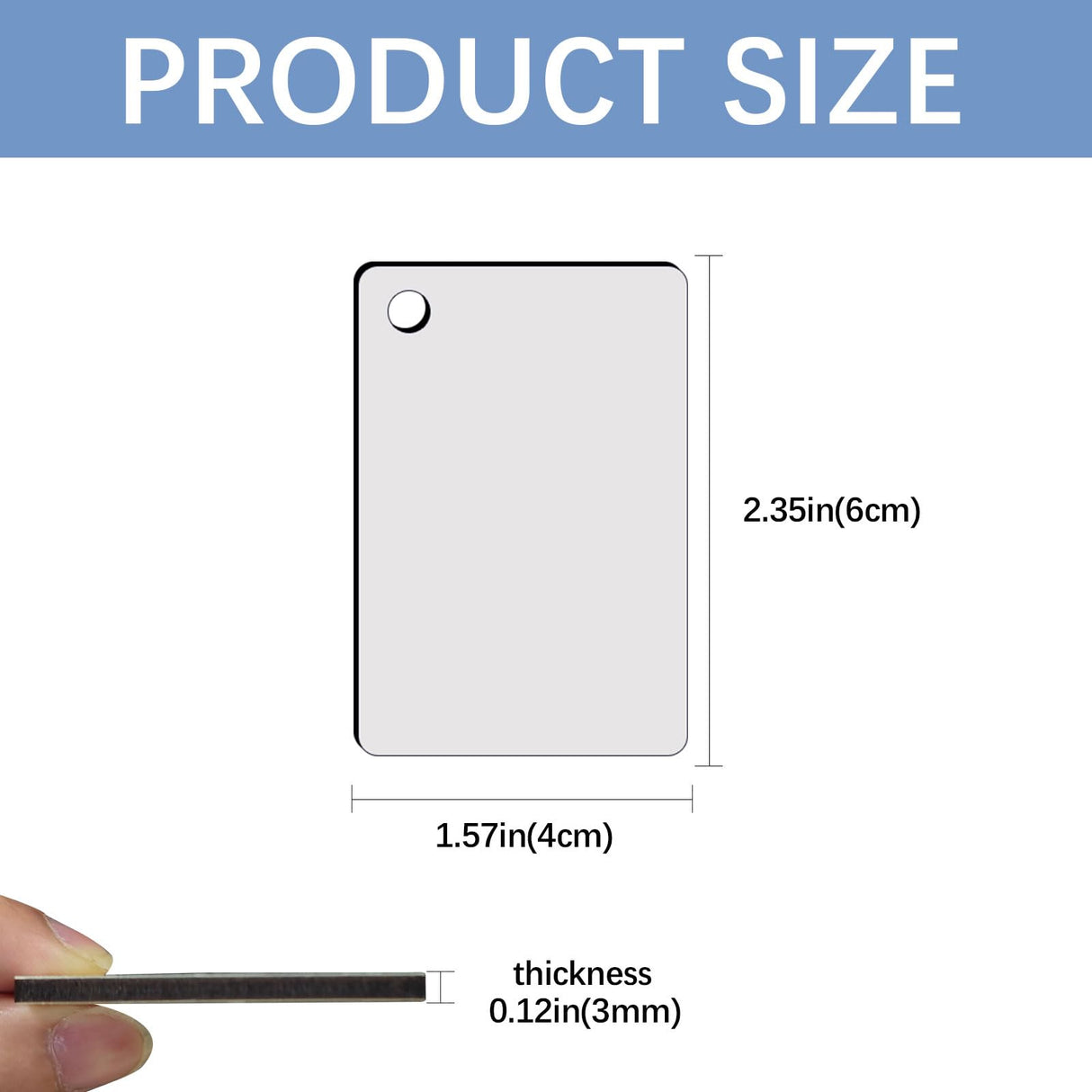 LaiHiulaan 120 Pcs Sublimation Keychain Blanks Rectangle Bulk Products Double Sides 40 MDF Sublimation Keychains Blank with 80 Rings and Clips Heat Transfer for Craft LaiHiulaan