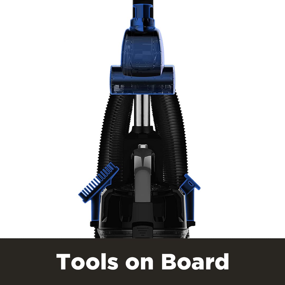 EUREKA PowerSpeed Lightweight Powerful Upright Vacuum Cleaner for Carpet and Hard Floor, Pet Turbo, Black,Yellow Eureka