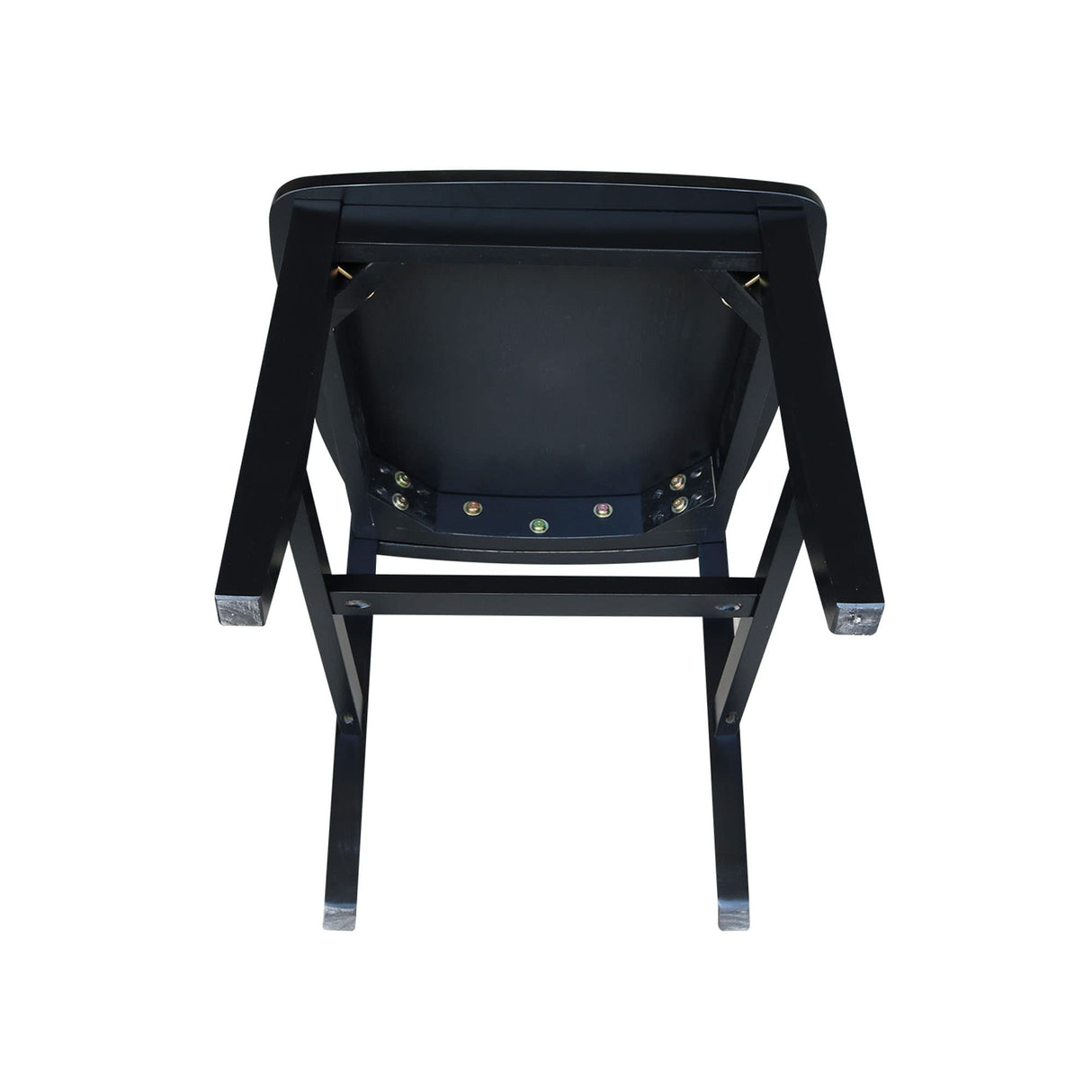 International Concepts Pair of Schoolhouse Chairs Black IC International Concepts