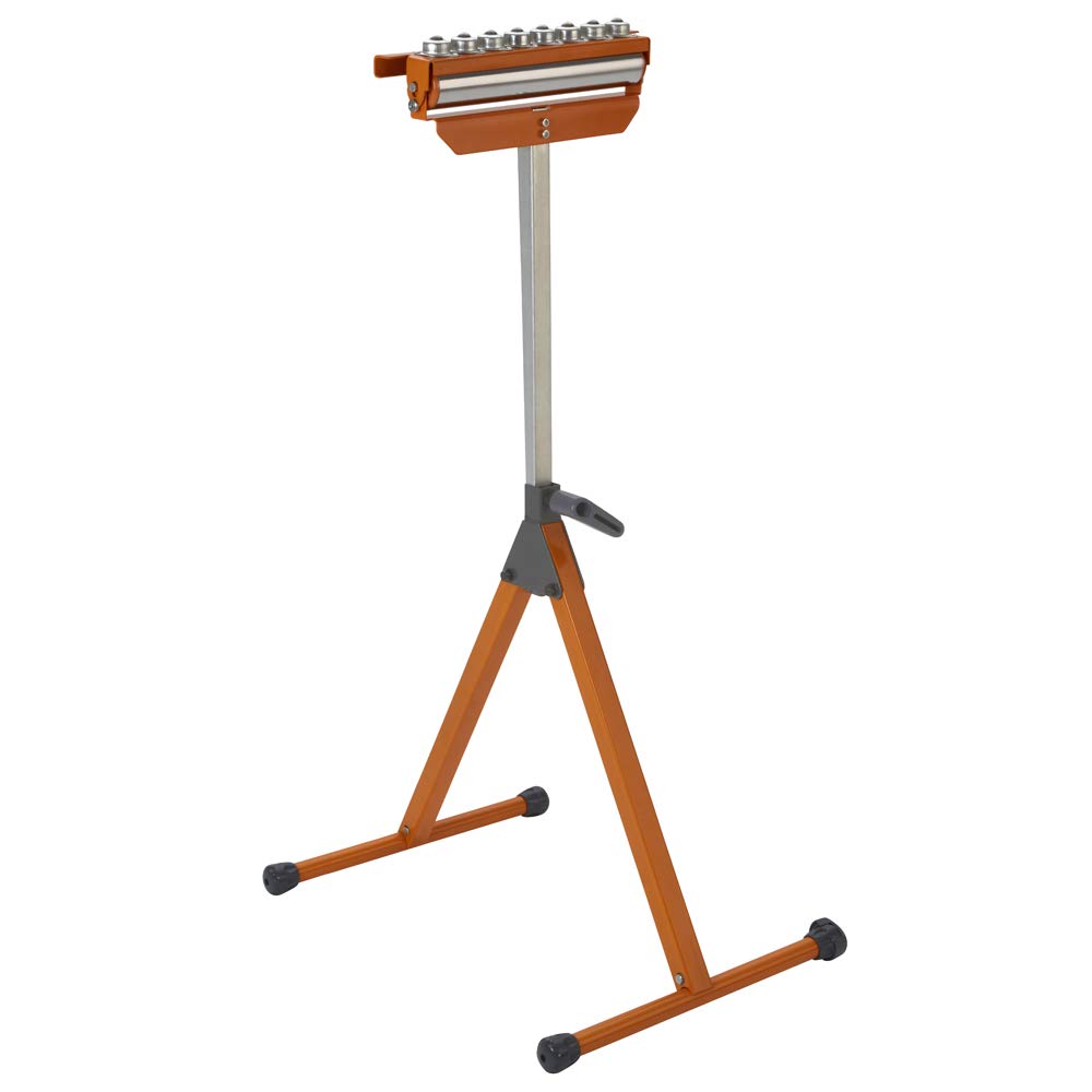 BORA Portamate PM-5093 Tri Function Pedestal Roller 11.25" Polished Steel Roller, Ball Bearing Multi-Directional Rollers Bora