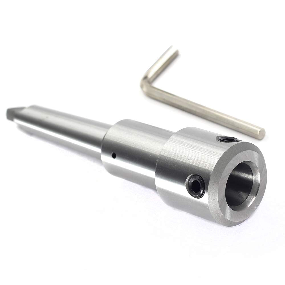 Annular Cutter Arbor JESTUOUS with Morse Taper MT2 for 3/4 Inch Weldon Shank Annular Cutters Extension on Drill Press JESTUOUS