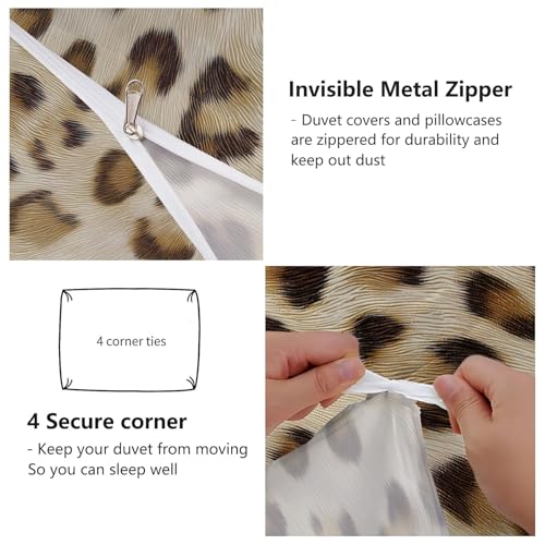 Single Bedding Set 3 Pieces with Minimalist Art Modern 1 Printed Zipper Closure Duvet Cover with 2 Pillow Shams, Ultra Soft Brushed Microfiber Multicolor for Kids Girls Generic