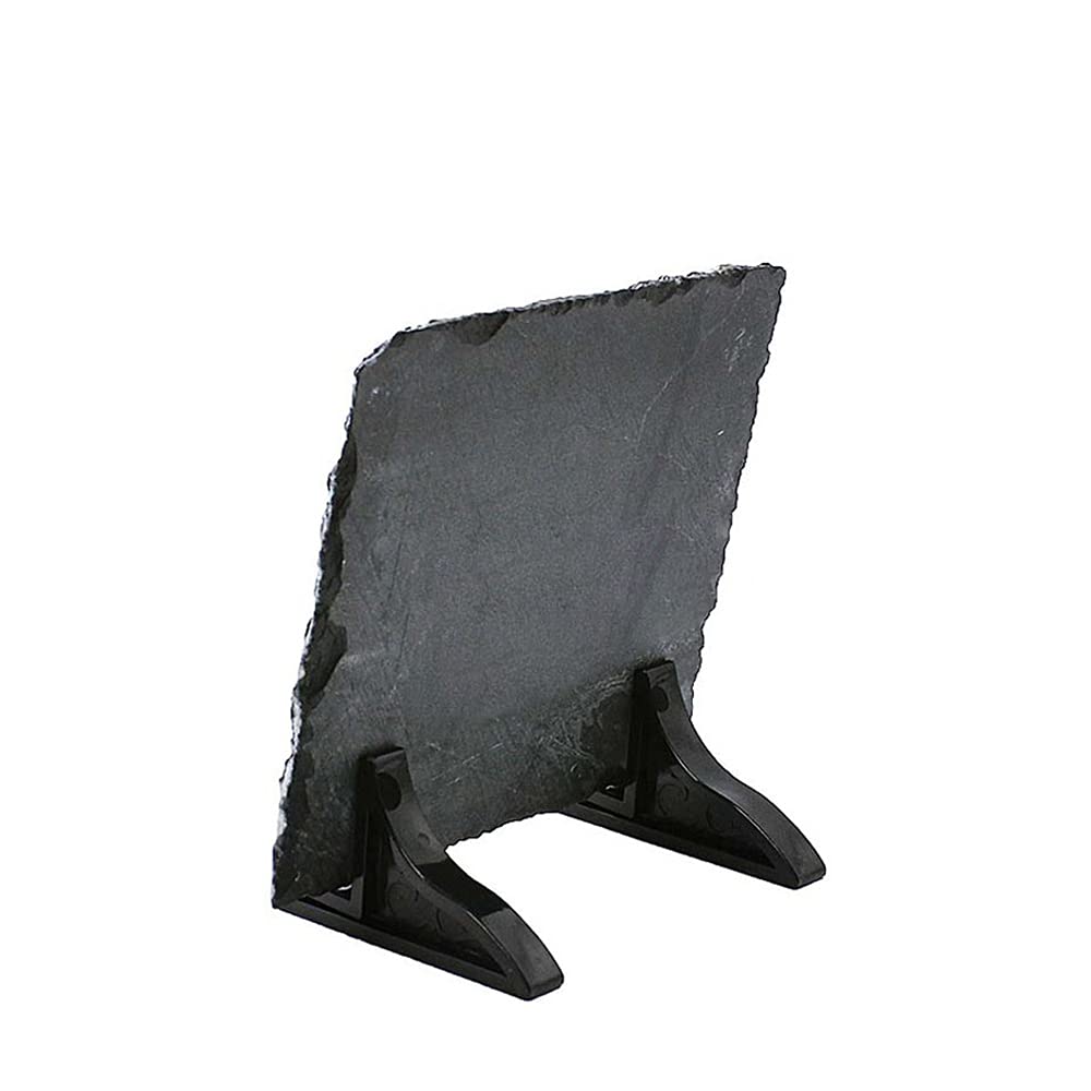 MR.R Sublimation Blank Square Rock Slate Photo Plaque Picture Frame, Customized Photo Frame Novelty for Wedding,Birthday,Baby Birth,7.88 x 7.88 inch MR.R