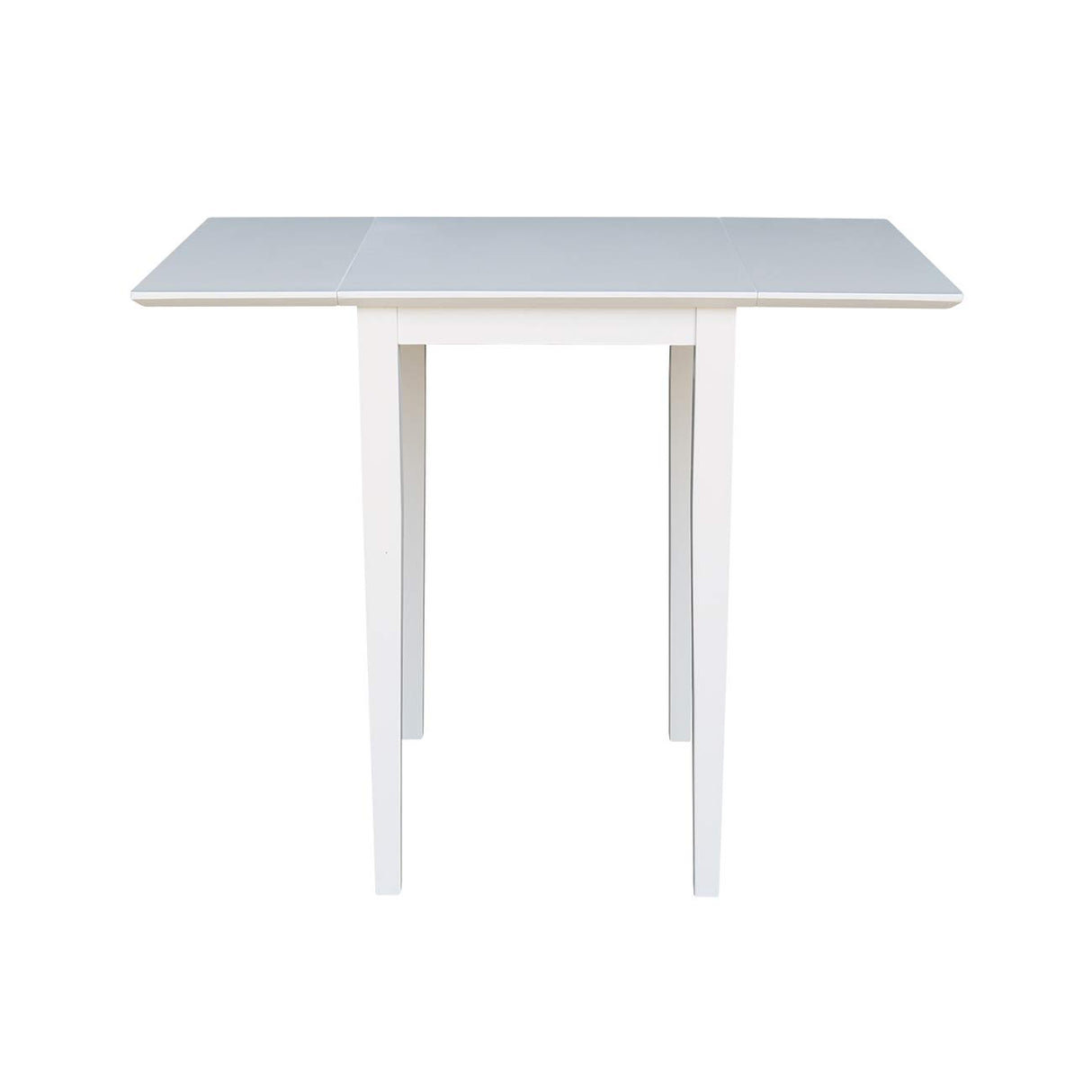International Concepts Small Dropleaf Dining Table, White IC International Concepts