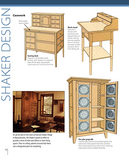 Shaker Furniture (Built to Last): 12 Timeless Woodworking Projects Design Originals