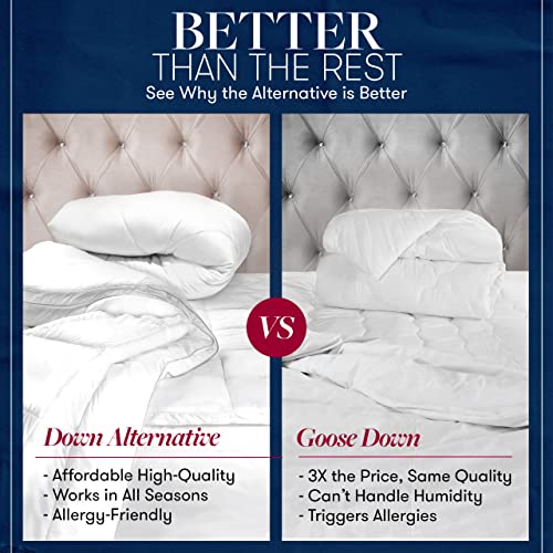 Beckham Luxury Linens 1600 Series Lightweight Goose Down Alternative Comforter Twin/Twin XL/Olive Beckham Hotel Collection