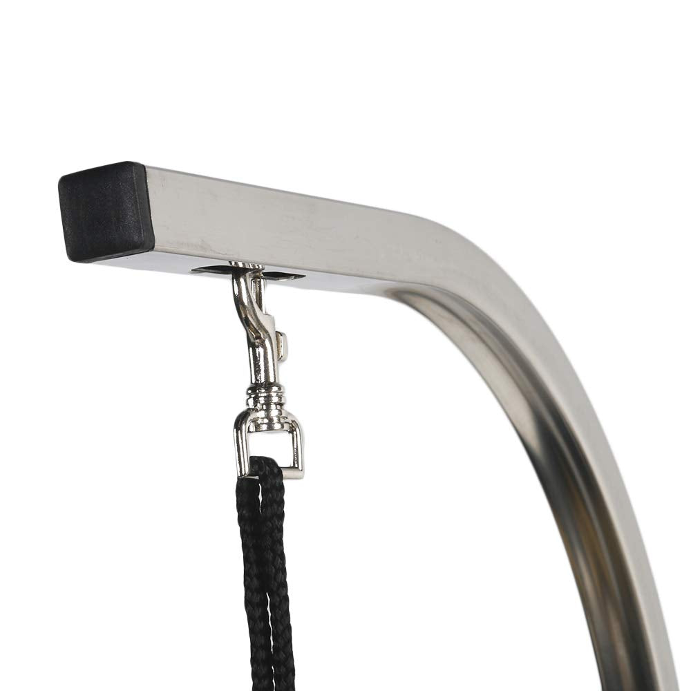 Bonnlo Hydraulic Dog Grooming Table, Professional Heavy Duty Grooming Table for Dogs, Trimming Table Drying Table w/Arm/Noose Bonnlo