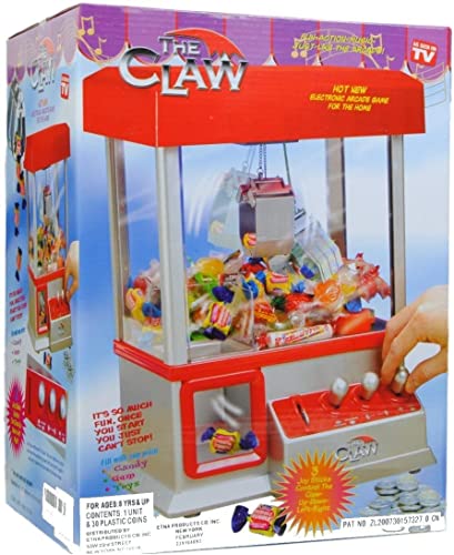 Etna Electronic Arcade Claw Machine - Toy Grabber Machine with Flashing LED Lights and Sound Etna