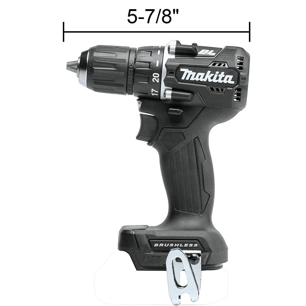 Makita XFD15ZB 18V LXT Lithium-Ion Sub-Compact Brushless Cordless 1/2" Driver-Drill, Tool Only, Black Makita