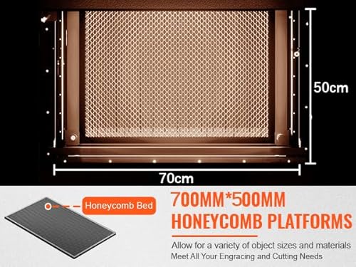 Furvveerr 80W CO2 Laser Engraver, 20" x 28" CO2 Laser Cutter with 2 Way Pass Air Assist Digital Control Panel RDWorks/Built-in Air pump/6L Water Tank for Wood Glass Acrylic More (Upgraded 80W) Furvveerr