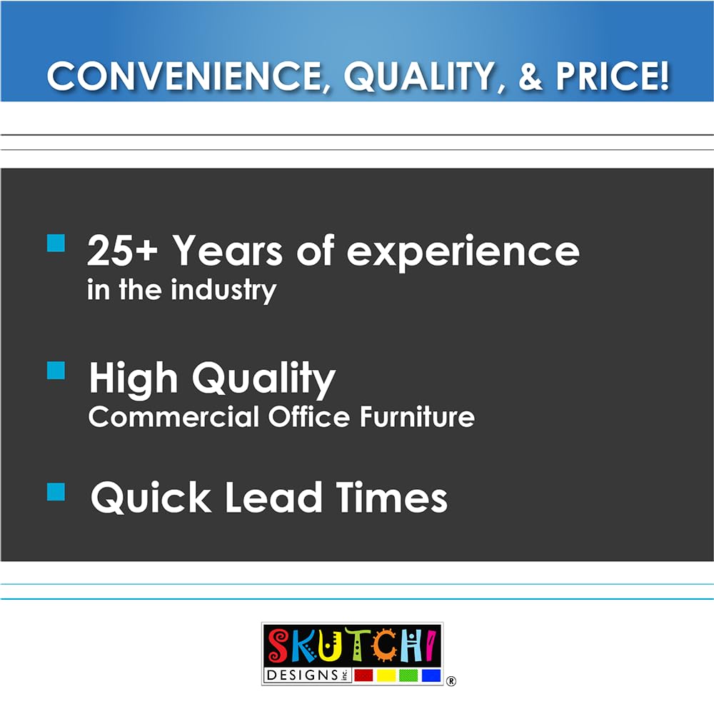 SKUTCHI DESIGNS INC. 12 Person Rectangular Conference Table with X Bases | Modular Table | Harmony Series | 12' | White SKUTCHI DESIGNS INC.