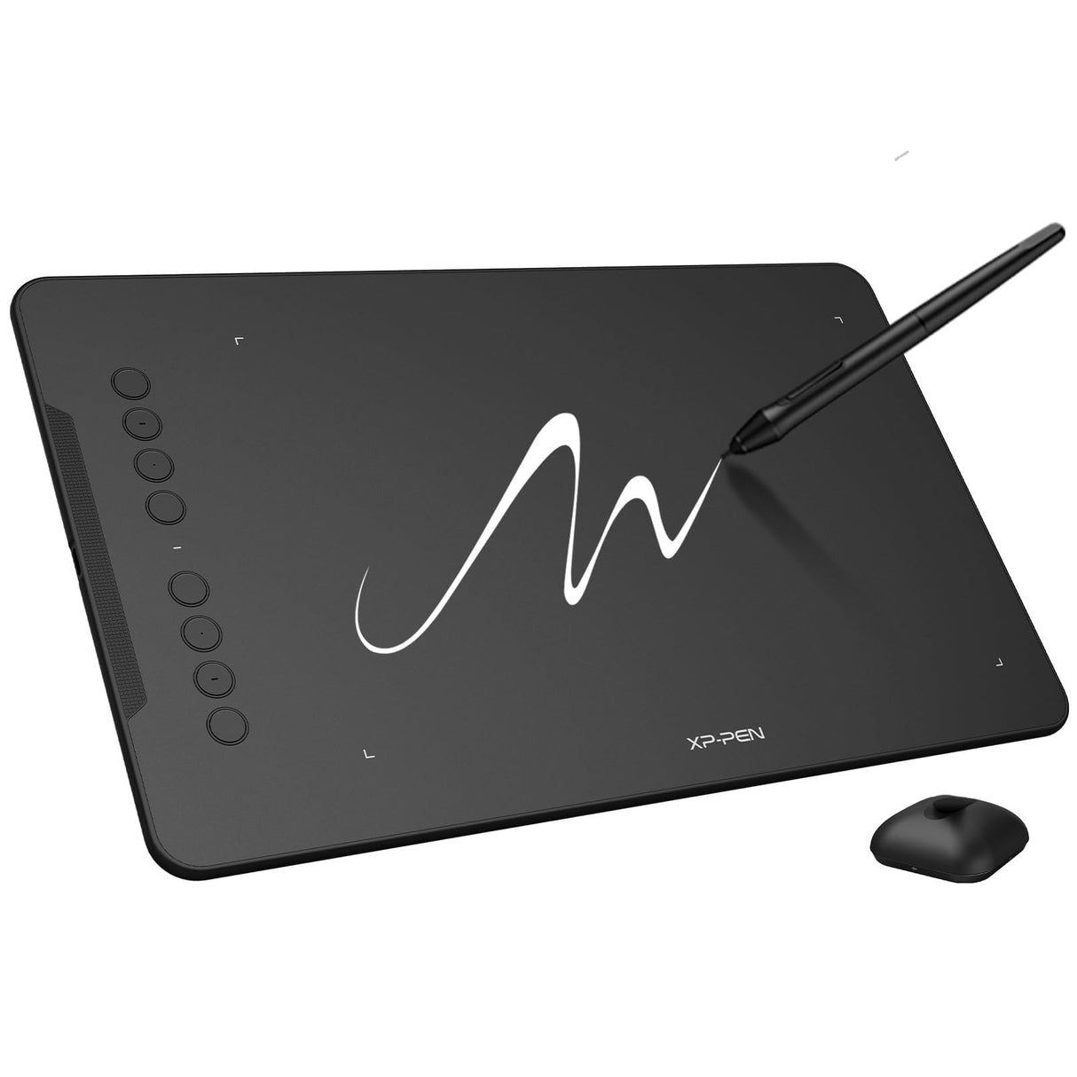 XPPen Updated Deco 01 V3 Drawing Tablet-16384 Levels of Pressure Battery-Free Stylus, 10x6 Inch OSU Graphic Tablet, 8 Hotkeys for Digital Art, Teaching, Gaming Drawing Pad for Chrome, PC, Mac, Android XP-PEN