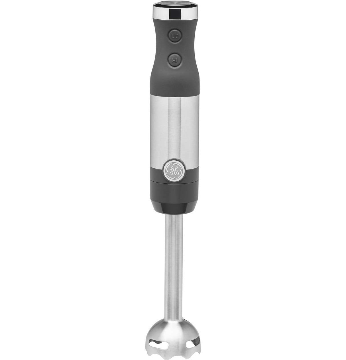 GE Immersion Blender | Handheld Blender for Shakes, Smoothies, Baby Food & More | Includes Whisk & Blending Jar | 2-Speed | Interchangeable Attachment for Easy Clean | 500 Watts | Stainless Steel GE