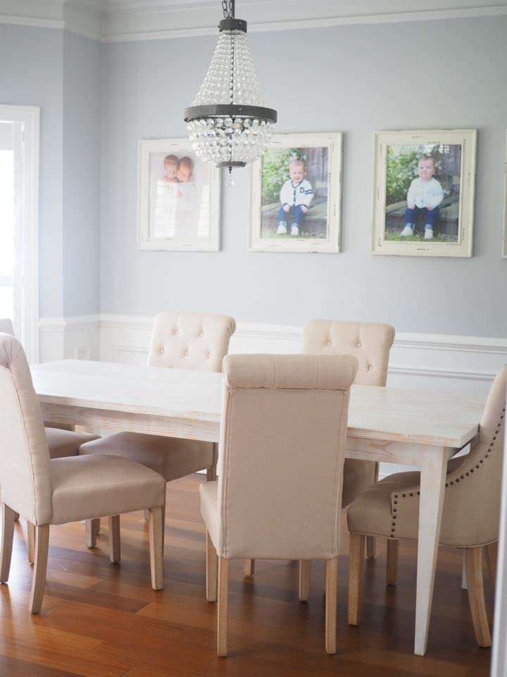 Osborne Tapered (Two-Sided) Dining Table Leg in Soft Maple Wood (Set of Four), Unfinished Wooden Posts for Dining Room Table or Desk, Replacement Dining Table Legs, Sanded and Ready to be Finished Osborne Wood Products