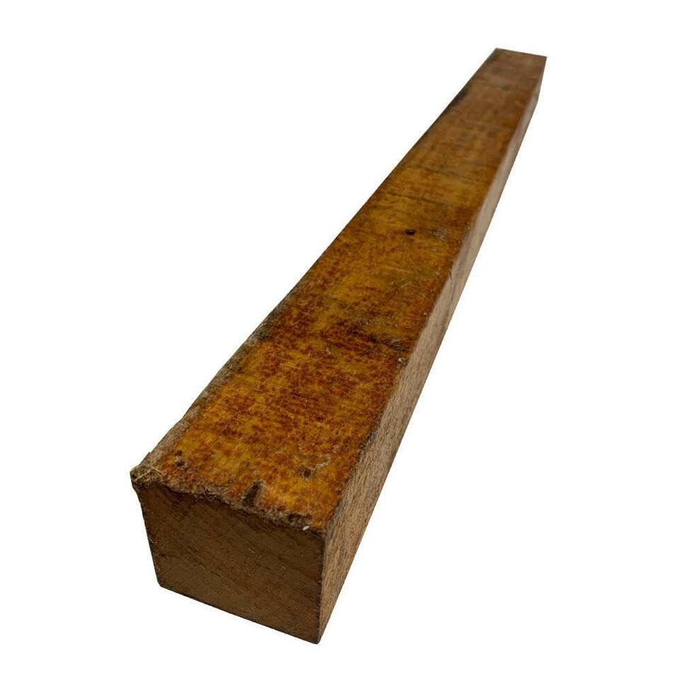 Globalwoods Exotic Wood Osage Orange 2x2x12 For Woodworking Woodturning Projects Pool Cue Knife Scales Game Calls Globalwoods