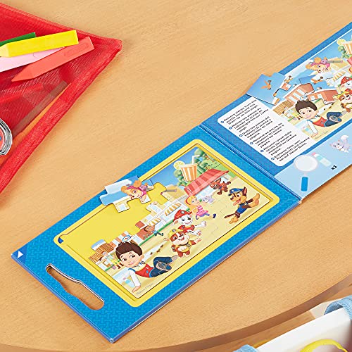 Melissa & Doug PAW Patrol Take-Along Magnetic Jigsaw Puzzles (2 15-Piece Puzzles) - FSC Certified Melissa & Doug