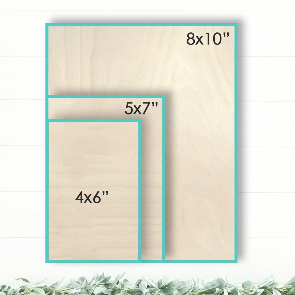 Your Photo Printed on Real Wood | Valentineโs Day | Custom Picture Frames | Custom Photo Gifts | Personalized Picture Frame | Wood Photo Print With Your Picture (Photo Only) (8x10" Portrait) DREAM BIG PRINTABLES