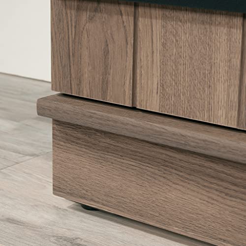 Sauder HomePlus 2-Door Farmhouse Storage Cabinet/Pantry cabinets, Salt Oak Finish Sauder