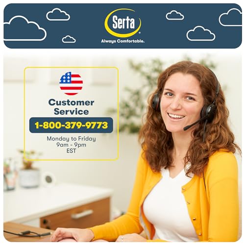 Serta Ergonomic Executive Office Chair Motion Technology Adjustable Mid Back Design with Lumbar Support, Light Gray Fabric Serta