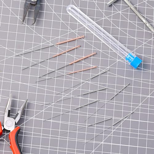 3D Printer Nozzle Cleaning Needles, 10 Sizes 3D Printer Cleaning Tools Kit Stainless Steel Nozzle Cleaning Needles 3D Printer Cleaner Accessories (Diameter 0.15/0.2/0.25/0.3/0.35/0.4/0.5/0.6/0.8/1 MM) Mozeat Lens