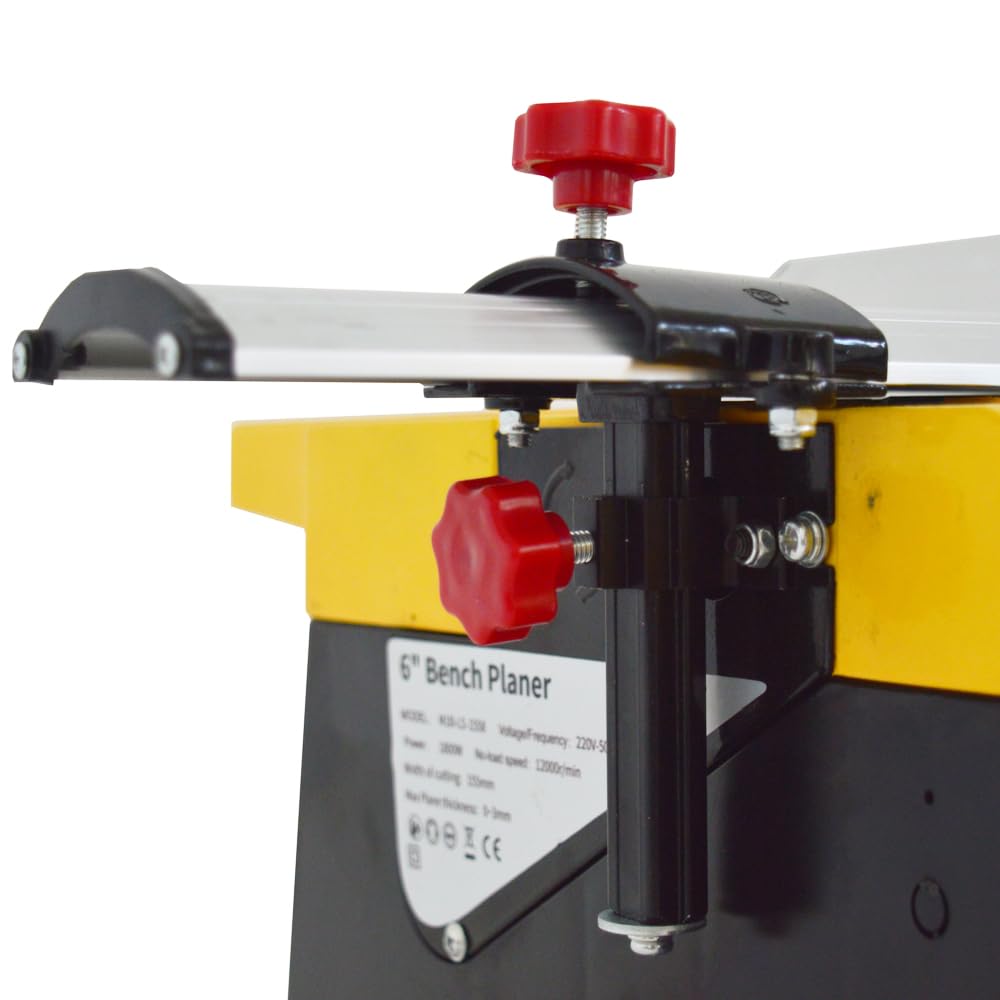 WYDDDARY 6" Woodworking Planer 12000rpm Benchtop Electric Planer Flat Planer Electric Wood Jointer AC220V WYDDDARY