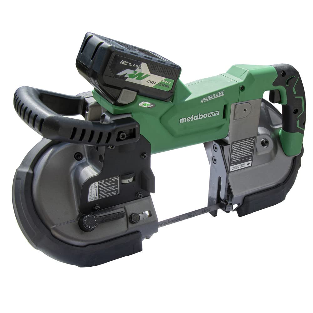 Metabo HPT 36V MultiVolt™ Cordless Band Saw Kit | Deep Cut Capacity | Variable Speed | CB3612DA Metabo HPT