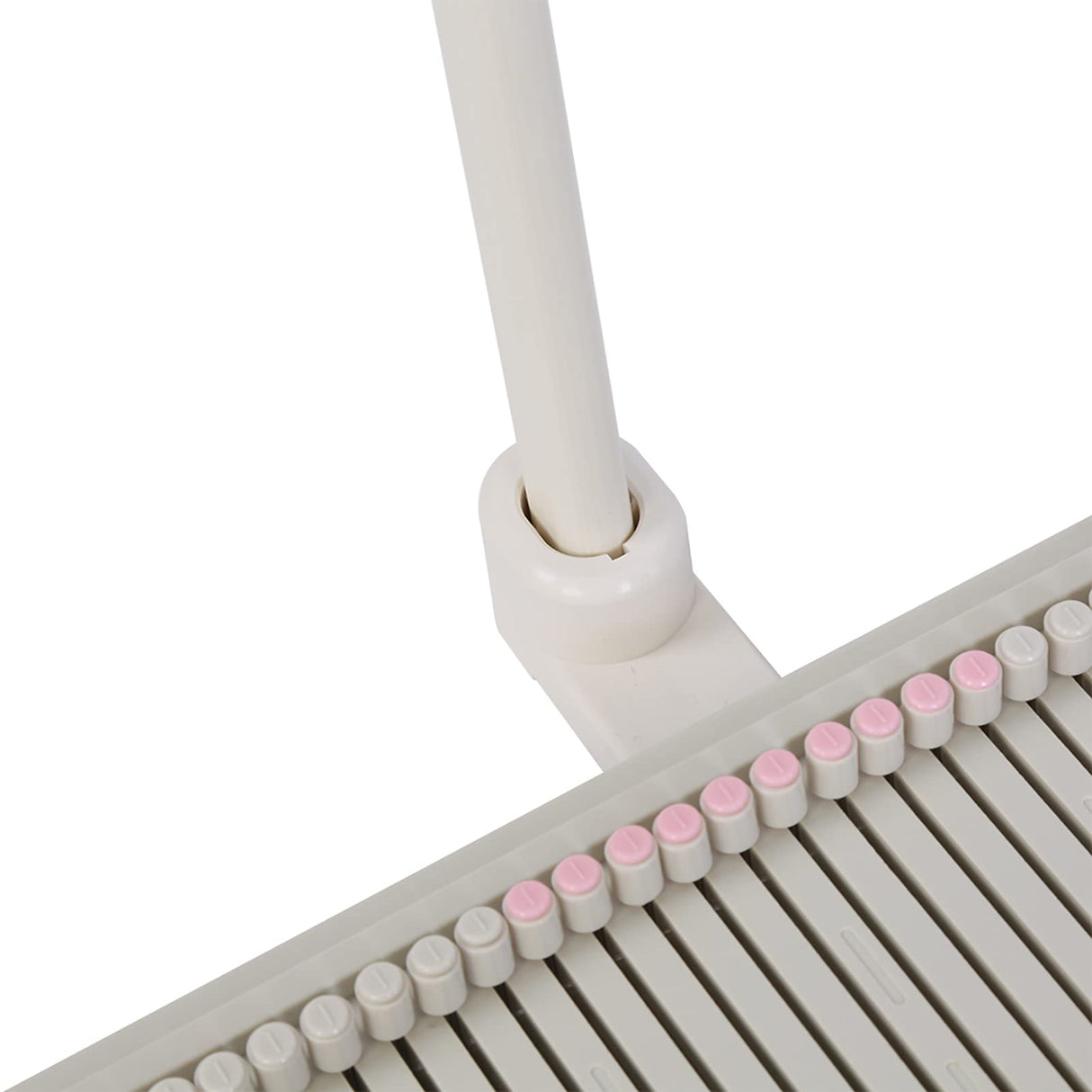 LK150 Knitting Machine Silver Reed Knitting Machine LK150 6.5mm Mid Gauge 150 Stitches Plastic Domestic Automatic Knitting Machine Includes Yarn Needles Accessories for Adults/Kids Akozon