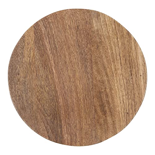 Kate and Laurel Dahl Modern Wooden Decorative Drink Table for Plant Display and Item Storage, 8x8x23, Natural Kate and Laurel