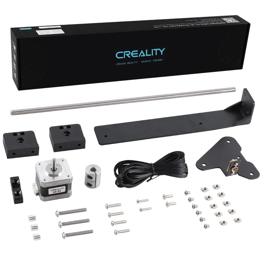 Creality 3D Official Printer Ender 3 Dual Z-axis Upgrade Kit with Lead Screw, Metal Power Supply Holder and Stepper Motor, 3D Printer Ugrades Kit for Ender 3, Ender 3 Pro, Ender 3 V2 Creality