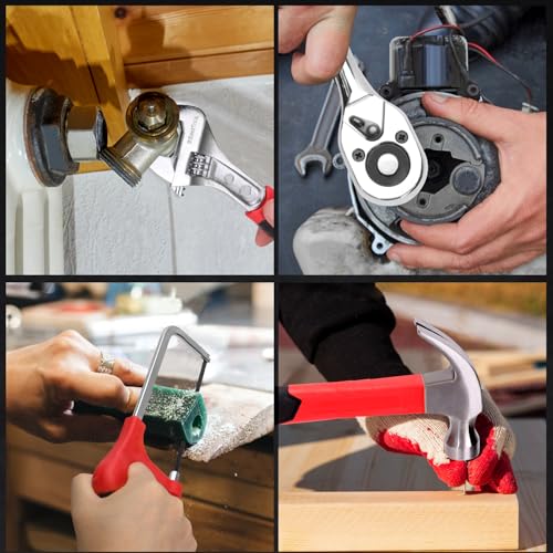 KingTool 276-Piece Tool Set Kit - Tool kit with 12V Cordless Power Drill Driver Toolbox Storage Case with Drawer, Drill Set Perfect for Homeowner, Diyer, Handyman KingTool